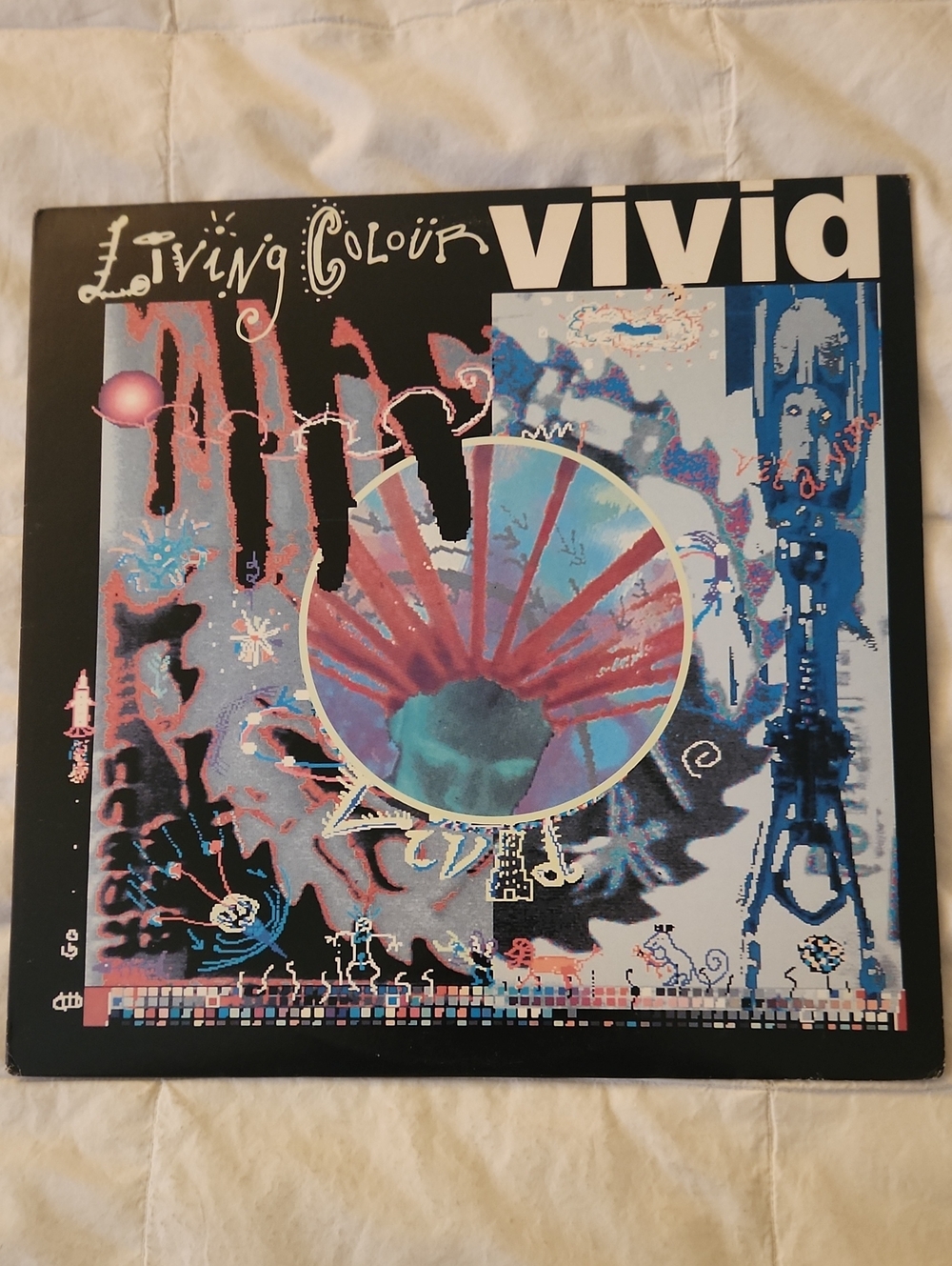 Living Colour "Vivid" Vintage Vinyl Record -- DISPLAY COPY MY BEST!!!!